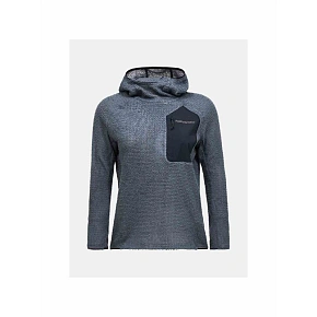 Dámská mikina PEAK PERFORMANCE W Freelight Polartec Alpha Hood, šedá Dámská mikina PEAK PERFORMANCE W Freelight Polartec Alpha Hood, šedá