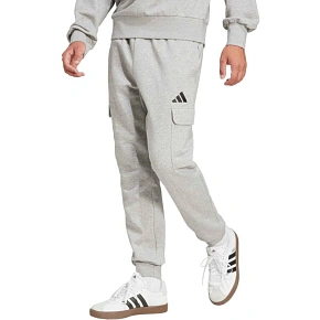 Pánské kalhoty adidas Essentials Feelcozy Cargo, světle šedé, JE3823 Pánské kalhoty adidas Essentials Feelcozy Cargo, světle šedé, JE3823