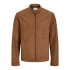 Bunda Jack&Jones ze syntetického semiše JJEDYLAN CLEAN JACKET NOOS 12261197 COGNAC