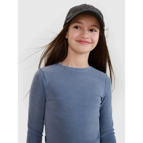 Dívčí úzký top s dlouhým rukávem 4F 4FJWSS25TLONF430-32S