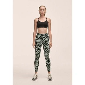 Dámské legíny Casall Essential Printed Tights, zelené Dámské legíny Casall Essential Printed Tights, zelené