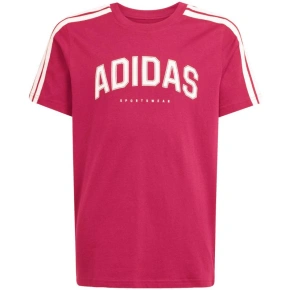 Dětské tričko adidas Codes Collegiate Graphic Tee růžové KA9764