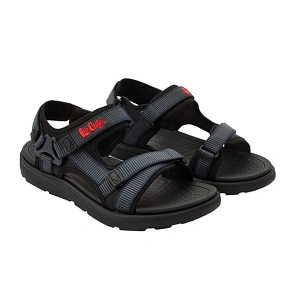 Lee Cooper pánské boty na suchý zip sandály na letní pláž světle modré černé