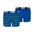 Dětské boxerky Puma Everyday Striped, balení po 2 kusech, modro-černé, 938970 04