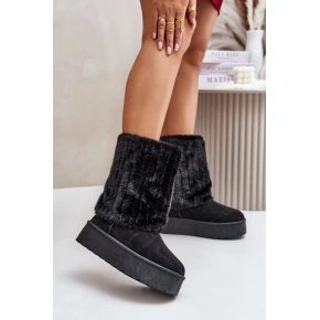 Dámské sněhule 24BT30-8021 model 202195 Černá - NEWS