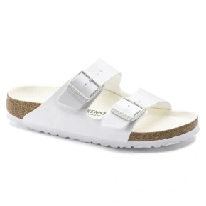 Birkenstock dámské/pánské žabky Birkenstock Arizona Birko-Flor Regular wide-foot for summer white (1019061)