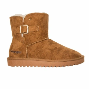 Wrangler Elsa Platform MID women's snow boots insulated winter boots with fur black (20243077.37B) dámské