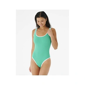 RIP CURL Premium Surf Cheeky One Piece Zelené plavky RIP CURL Premium Surf Cheeky One Piece Zelené plavky