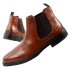 Pánské boty Skechers Miller-Boris sable boots elegant leather brown