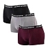 Le Coq Sportif pánské boxerky 3PAK černé šedé vínové