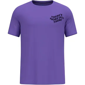 Koszulka męska Odlo ESSENTIAL PRINT T-shirt crew neck s/s fioletowa pánské Koszulka męska Odlo ESSENTIAL PRINT T-shirt crew neck s/s fioletowa pánské