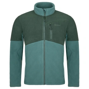 Pánská fleecová mikina GLANDER-M Tmavě zelená - Kilpi