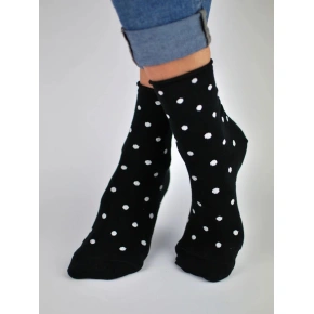 Dámské netlačící ponožky SB015 Puntíky Lurex - Noviti