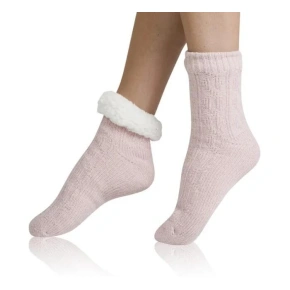 Extrémně teplé ponožky EXTRA WARM SOCKS Pudr růžová - BELLINDA