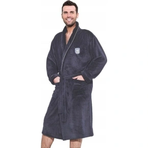 Pánský župan BORYS Tmavě šedá - L&L