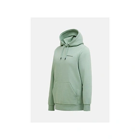 Pánská mikina PEAK PERFORMANCE M Original Small Logo Hood, zelená barva Pánská mikina PEAK PERFORMANCE M Original Small Logo Hood, zelená barva