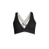 CASALL Bikiny s výstřihem do V a překříženými zády Black