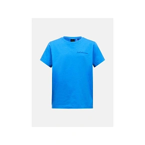 Dětské tričko PEAK PERFORMANCE Jr Original Small Logo Tee, modrá barva Dětské tričko PEAK PERFORMANCE Jr Original Small Logo Tee, modrá barva