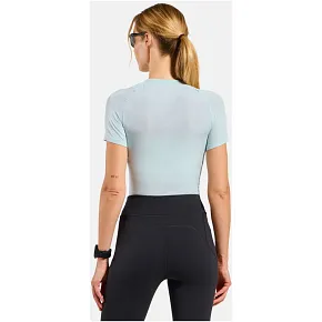 Koszulka damska ODLO BL TOP crew neck s/s PERFORMANCE X-LIGHT niebieska