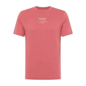 Pánské tričko Alex C Print M 1013806 8268 skořicové - Mustang