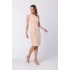 Dámské šaty S342 Béžová - Stylove