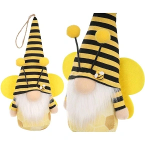 SKŘÍTEK SKŘÍTEK ŽLUTÁ VČELA 20CM PŘÍVĚSEK JARNÍ DEKORACE