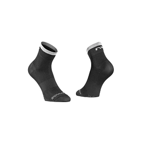 Cyklistické ponožky NORTHWAVE Origin Sock – černé/bílé Cyklistické ponožky NORTHWAVE Origin Sock – černé/bílé