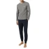 Pánské pyžamo 111789 2F720 12149 šedá/tm.modrá - Emporio Armani