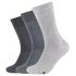 Skechers 3ks pánské základní ponožky SK41007-9300 Grey 39-42