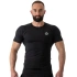 Rashguard s krátkým rukávem černý BlackRS - S