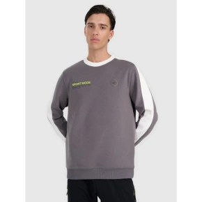 Pánská mikina s kapucí 4F 4FRAW25TSWSM2457-23S bez svetru