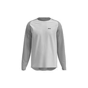 Cyklistické tričko POC M's Motion Air L/S Jersey, bílé