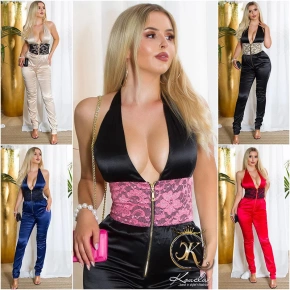 Sexy kombinéza 18549 se šněrováním - Koucla