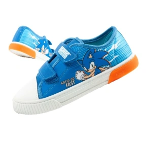 Leomil Sonic dětské sportovní boty lehké tenisky na suchý zip modré červené