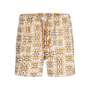 Jack&Jones pánské plavky JPSTMAUI SAND MATURE SWIM SHORTS 12291428 BUCKTHAM BROWN