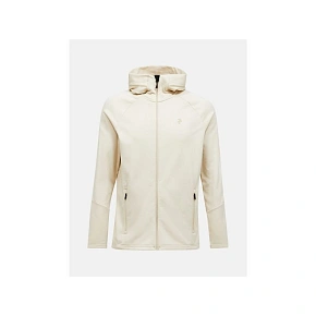 Mikina PEAK PERFORMANCE M Rider Essentials Zip Hood, písková Mikina PEAK PERFORMANCE M Rider Essentials Zip Hood, písková
