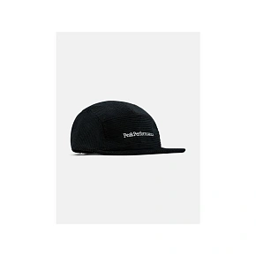 Čepice PEAK PERFORMANCE Cord Cap, černá Čepice PEAK PERFORMANCE Cord Cap, černá