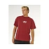 Pánské tričko RIP CURL Medina Inner Vision Spray Tee, červené