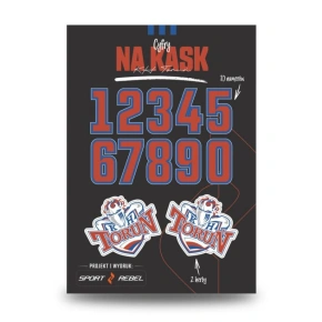 Obtisky na helmu KHT Torun SREBCYFRY Obtisky na helmu KHT Torun SREBCYFRY