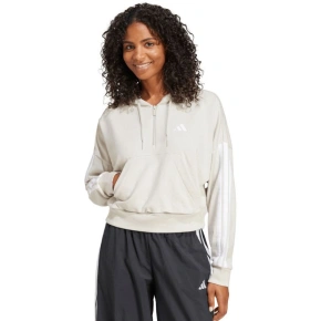 Dámská mikina adidas Essentials French Terry Quarter-Zip Hoodie beige JN1958