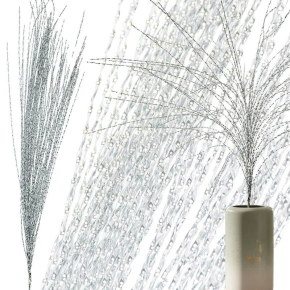 DEKORATIVNÍ VĚTEV 117CM STŘÍBRNÁ