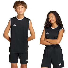 Adidas Entrada 26 dětské tričko bez rukávů černé KB3933 Adidas Entrada 26 dětské tričko bez rukávů černé KB3933