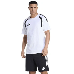 Pánské tričko adidas Tiro 26 League Tee white and black KC3698 pánské