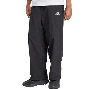 Pánské kalhoty adidas Essential Small Logo Woven Open Hem, černé, JM1778 Pánské kalhoty adidas Essential Small Logo Woven Open Hem, černé, JM1778