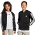 Dětská mikina adidas Essentials Full-Zip černobílá JD6494