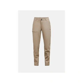 Dámské kalhoty Peak Performance W Iconiq Pants, barva béžová Dámské kalhoty Peak Performance W Iconiq Pants, barva béžová