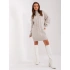 Dámské svetrové šaty 2367-1.35P světle béžové - Fprice