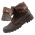 Pánská sportovní obuv Palladium Baggy Coated kotníkové tenisky fashion dark brown