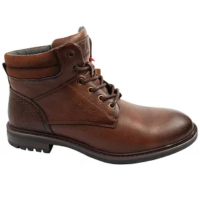Wrangler – pánské boty George, hnědé kotníkové boty se zipem Wrangler – pánské boty George, hnědé kotníkové boty se zipem
