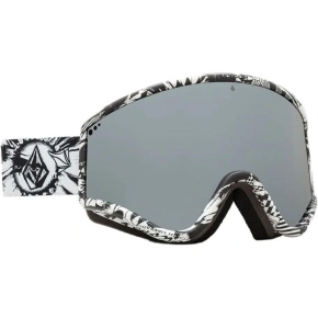 Dámské/pánské lyžařské brýle Volcom YAE OP ART/SILVER CHROME s UV ochranou pro snowboard šedé (VG0722318)
